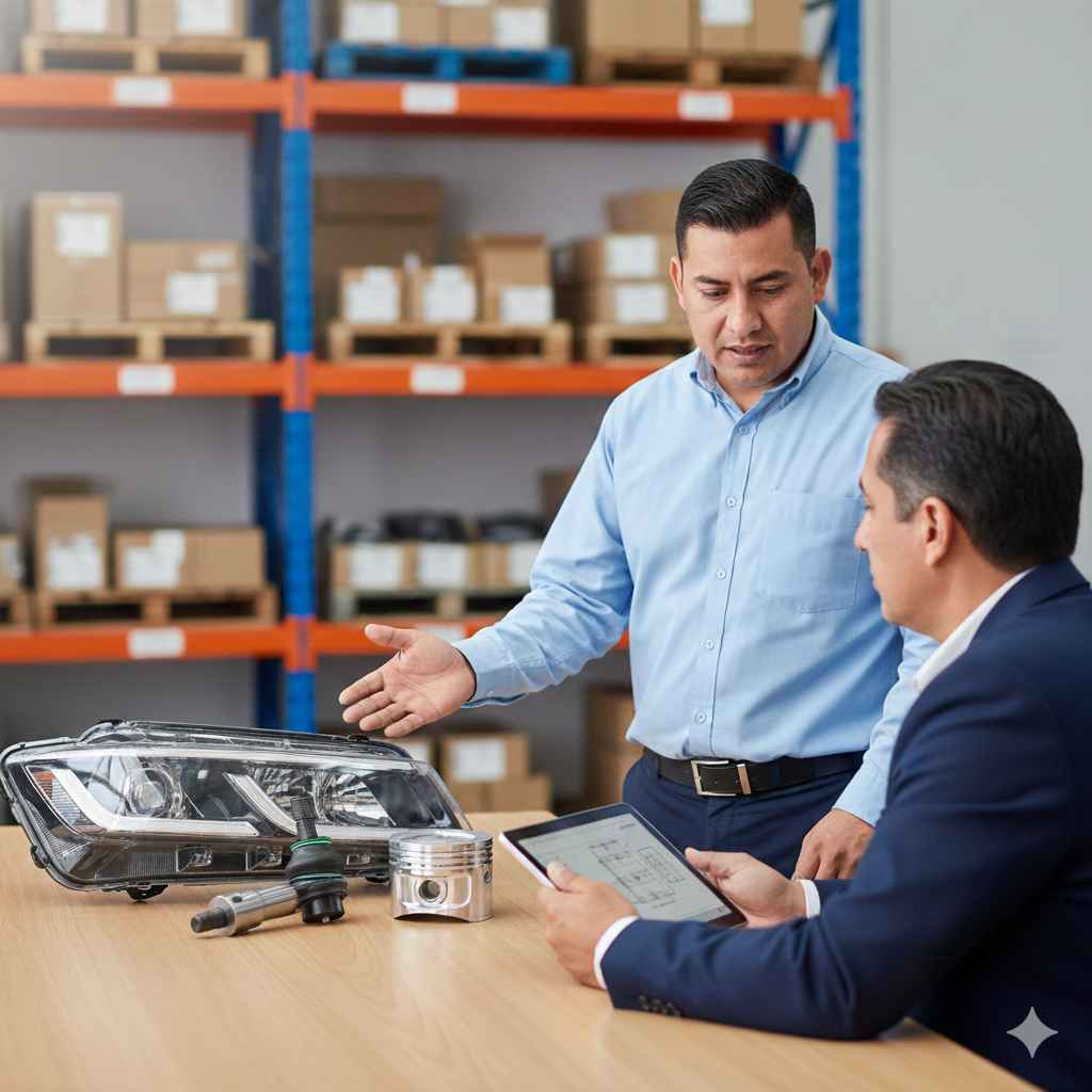 Asesoría técnica en repuestos para buses