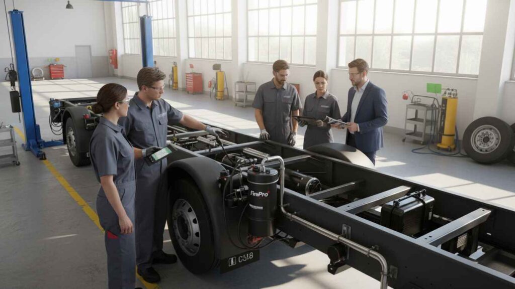 FirePro para buses interprovinciales, de turismo y minería: sistemas contra incendio