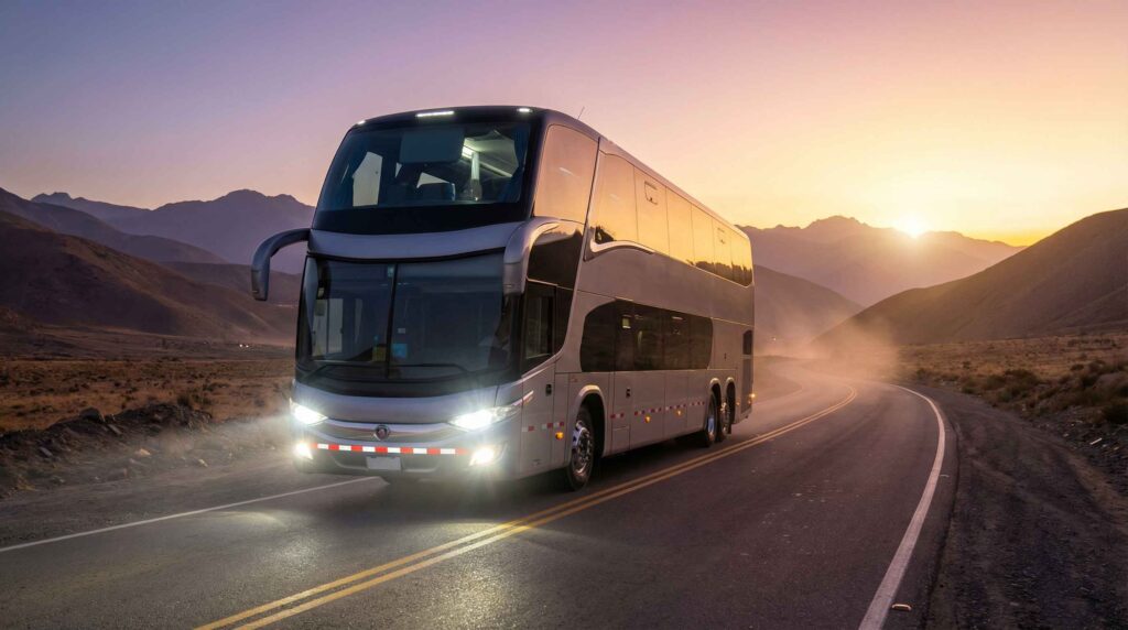 Accesorios eléctricos para buses: conectores, faros y seguridad operativa