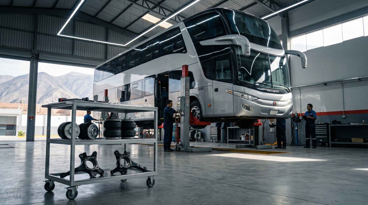 Accesorios eléctricos para buses: conectores, faros y seguridad operativa