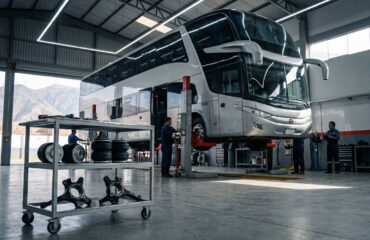 Accesorios eléctricos para buses: conectores, faros y seguridad operativa