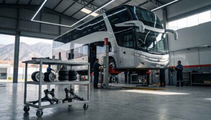 Accesorios eléctricos para buses: conectores, faros y seguridad operativa