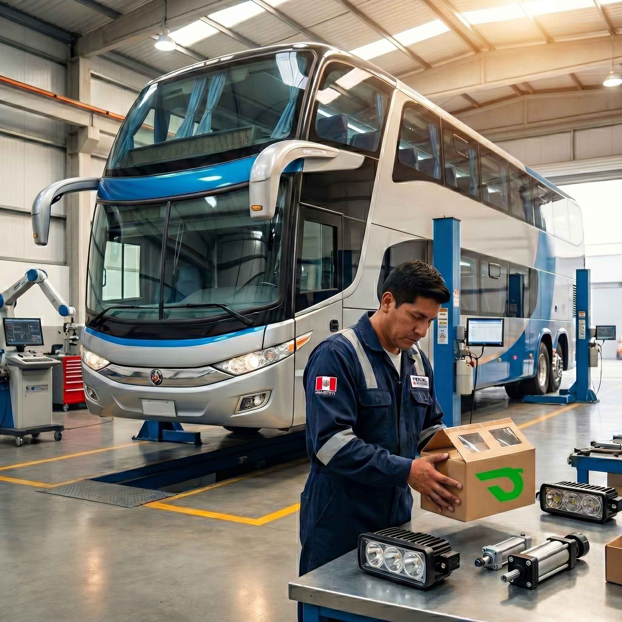 Venta de repuestos para buses con estándares técnicos exigentes