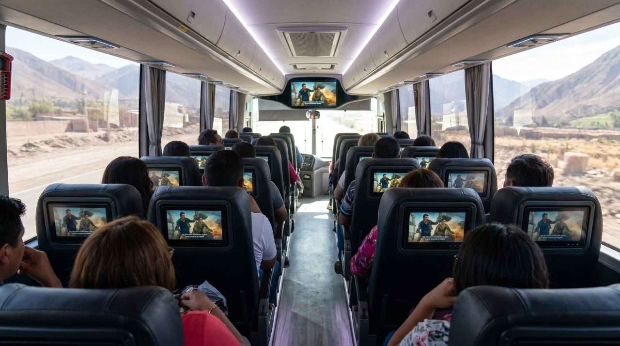 Pantallas marca Orbe para buses urbanos e interprovinciales