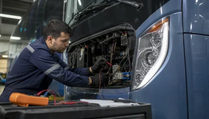 Checklist de mantenimiento eléctrico para buses: conectores, faros, cableado y puntos críticos